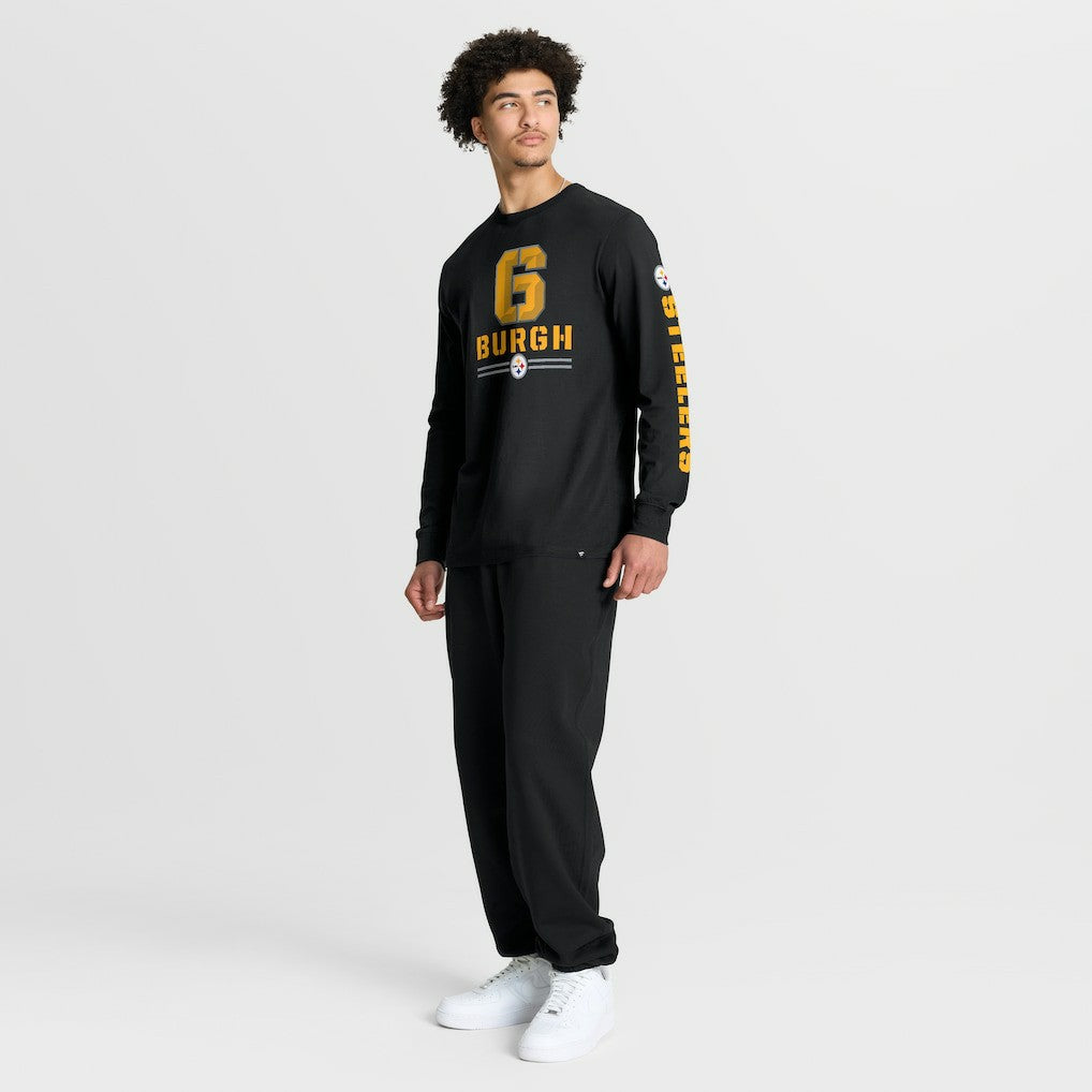 Fanatics Pittsburgh Steelers Hometown Sweep Legacy Long Sleeve T-Shirt Black