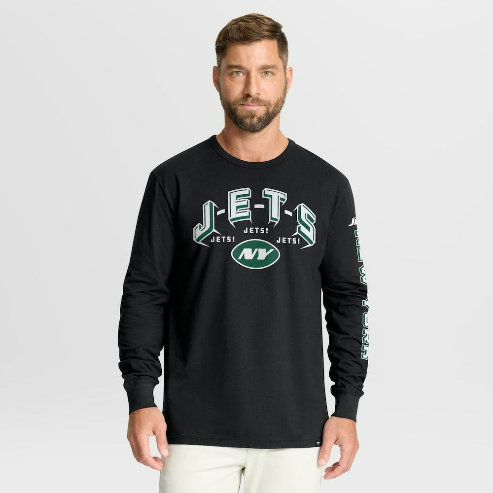 Fanatics New York Jets Hometown Sweep Legacy Long Sleeve T-Shirt Black