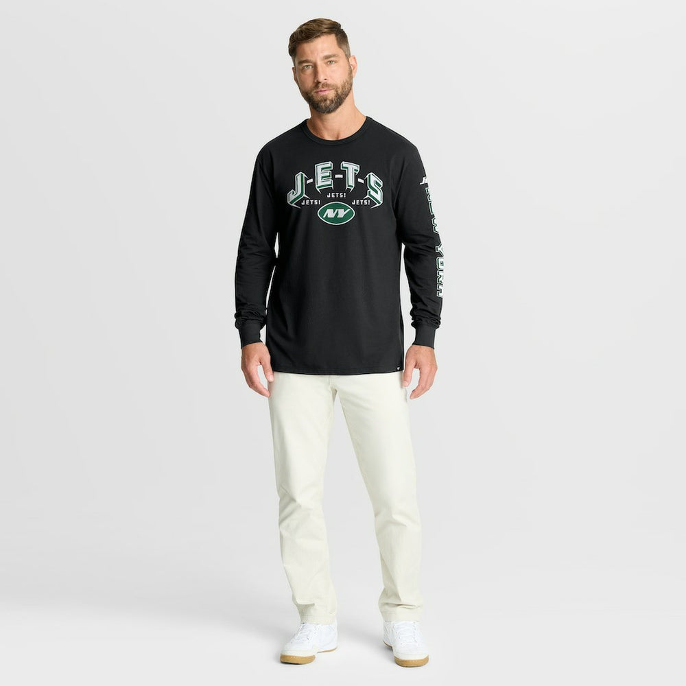 Fanatics New York Jets Hometown Sweep Legacy Long Sleeve T-Shirt Black