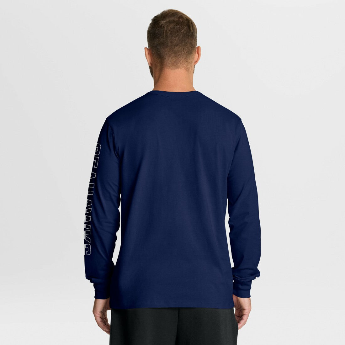 Fanatics Seattle Seahawks Hometown Sweep Legacy Long Sleeve T-Shirt College Navy