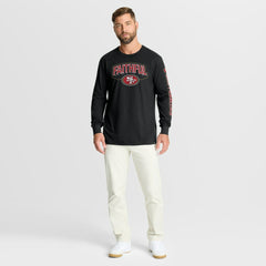 Fanatics San Francisco 49ers Hometown Sweep Legacy Long Sleeve T-Shirt Black