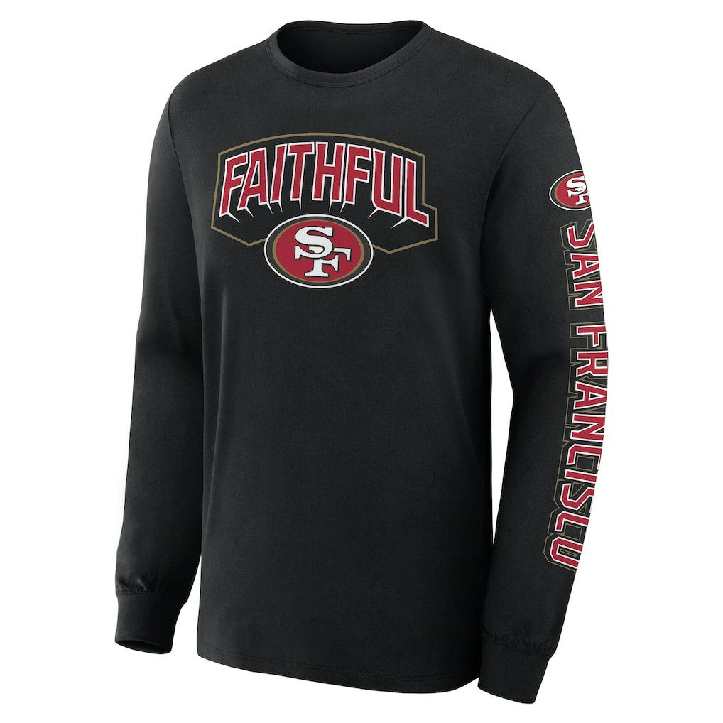 Fanatics San Francisco 49ers Hometown Sweep Legacy Long Sleeve T-Shirt Black