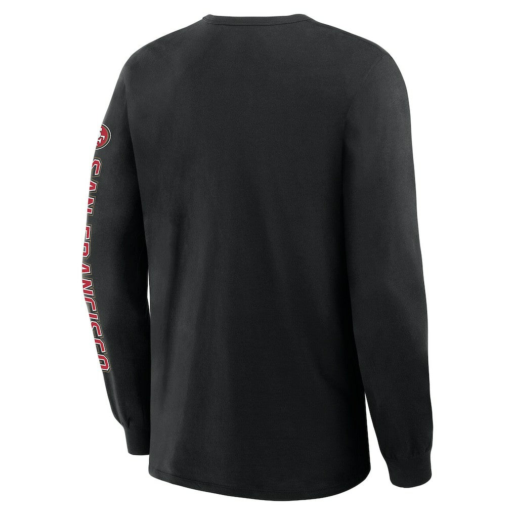 Fanatics San Francisco 49ers Hometown Sweep Legacy Long Sleeve T-Shirt Black