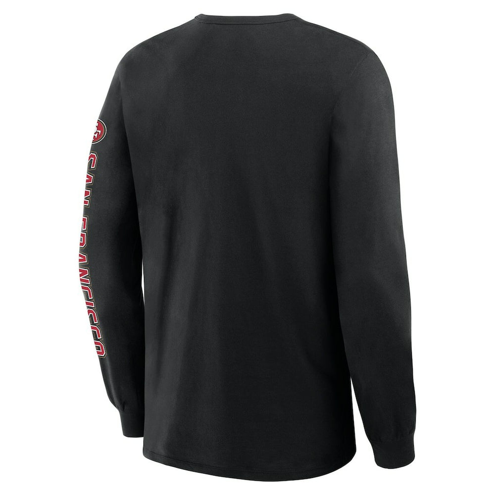 Fanatics San Francisco 49ers Hometown Sweep Legacy Long Sleeve T-Shirt Black