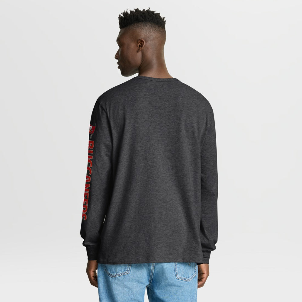 Fanatics Tampa Bay Buccaneers Hometown Sweep Legacy Long Sleeve T-Shirt Heather Charcoal