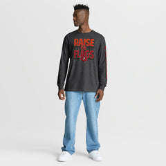 Fanatics Tampa Bay Buccaneers Hometown Sweep Legacy Long Sleeve T-Shirt Heather Charcoal