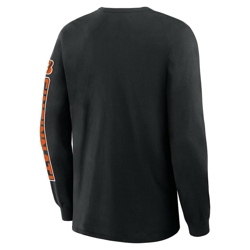 Fanatics Cincinnati Bengals Hometown Sweep Legacy Long Sleeve T-Shirt Black