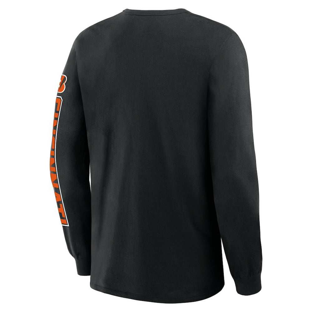 Fanatics Cincinnati Bengals Hometown Sweep Legacy Long Sleeve T-Shirt Black