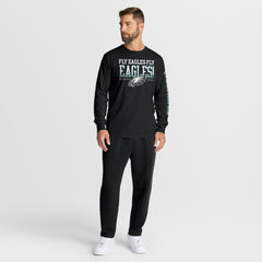 Fanatics Philadelphia Eagles Hometown Sweep Legacy Long Sleeve T-Shirt Black