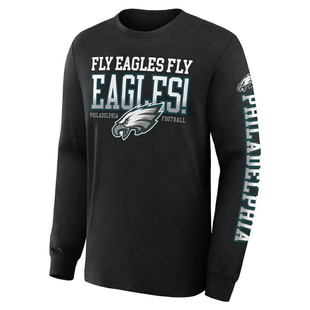 Fanatics Philadelphia Eagles Hometown Sweep Legacy Long Sleeve T-Shirt Black