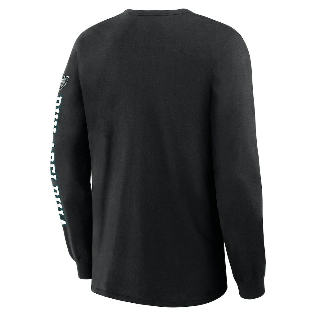 Fanatics Philadelphia Eagles Hometown Sweep Legacy Long Sleeve T-Shirt Black