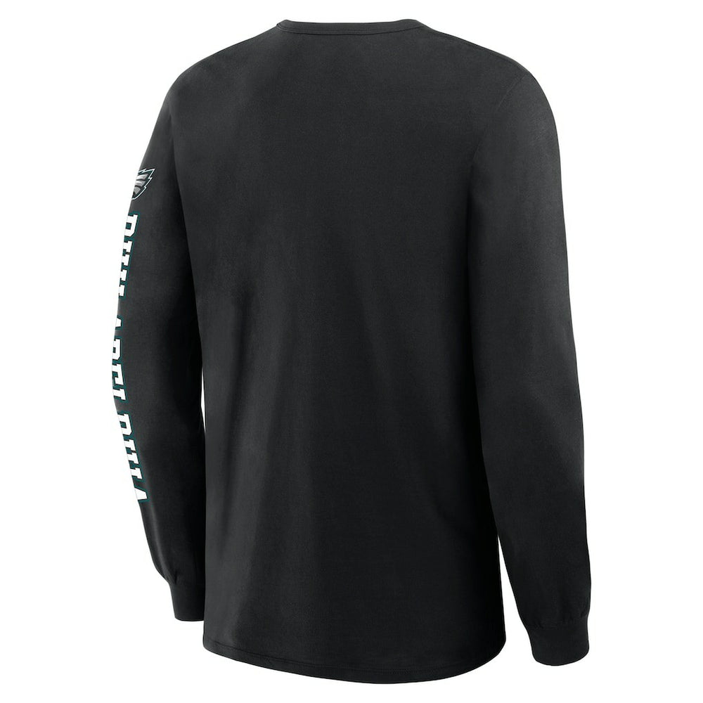 Fanatics Philadelphia Eagles Hometown Sweep Legacy Long Sleeve T-Shirt Black