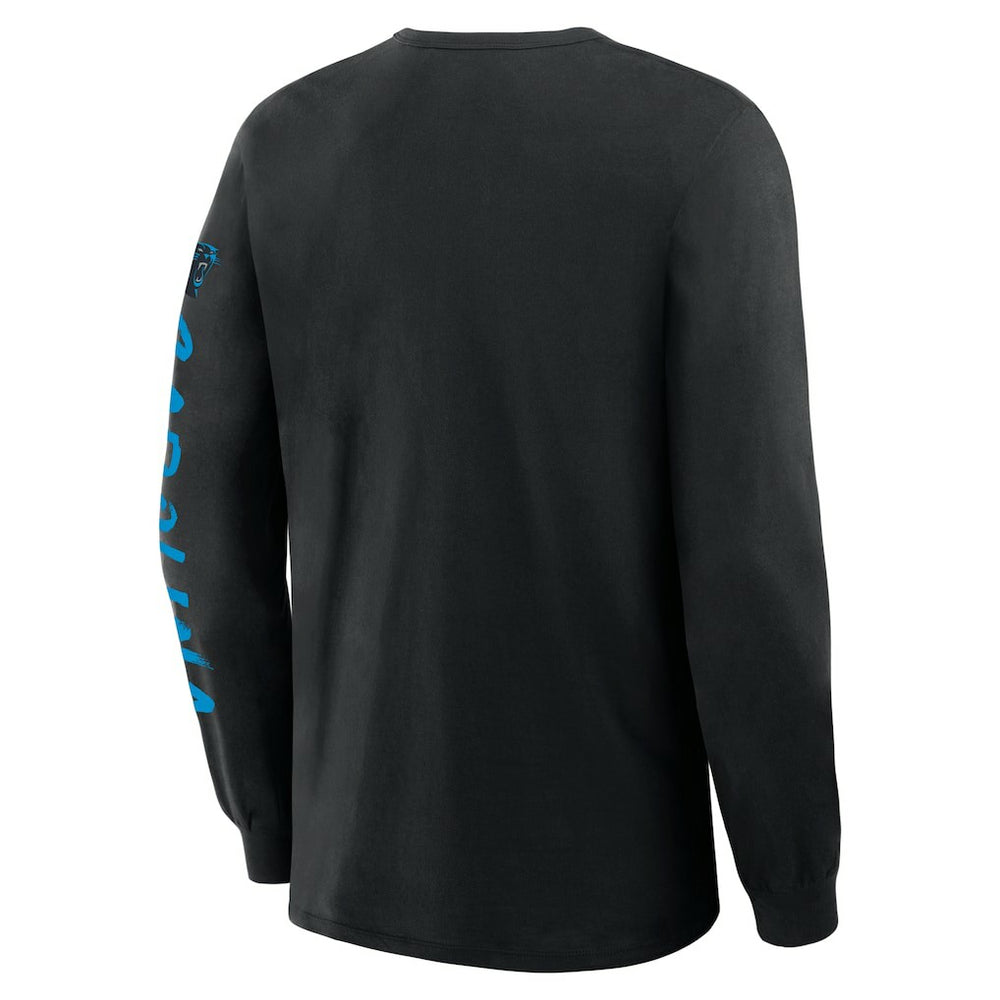 Fanatics Carolina Panthers Hometown Sweep Legacy Long Sleeve T-Shirt Black