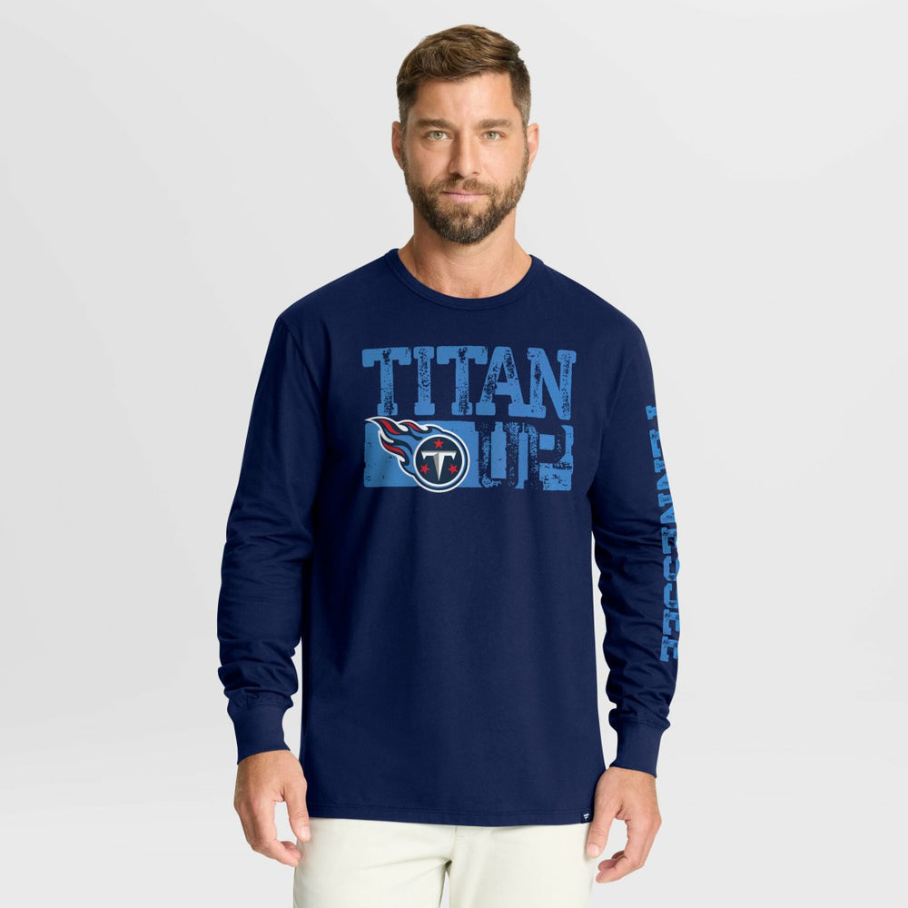 Fanatics Tennessee Titans Hometown Sweep Legacy Long Sleeve T-Shirt Navy