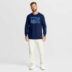 Fanatics Tennessee Titans Hometown Sweep Legacy Long Sleeve T-Shirt Navy