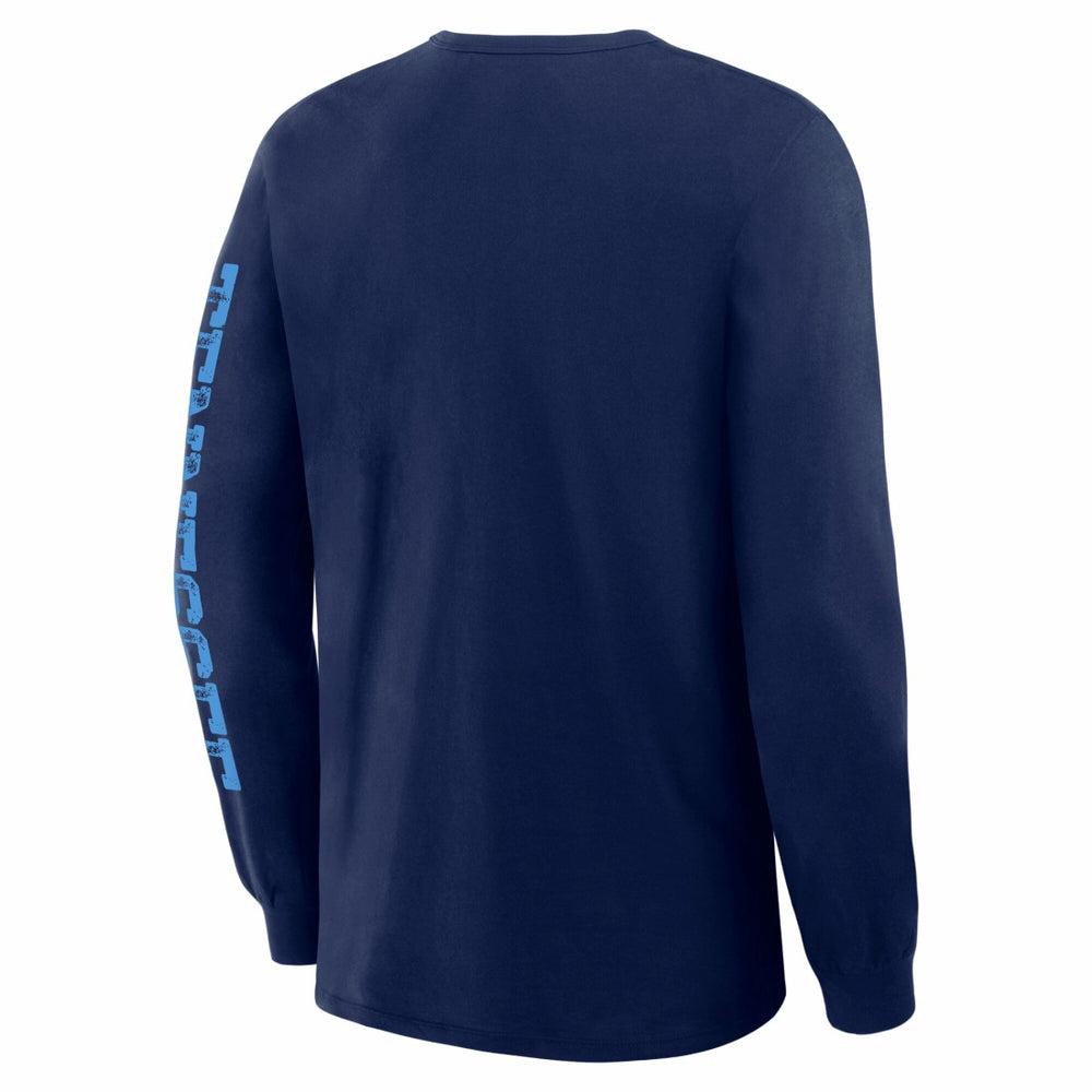 Fanatics Tennessee Titans Hometown Sweep Legacy Long Sleeve T-Shirt Navy