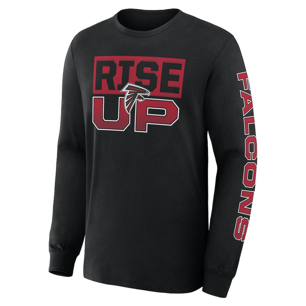 Fanatics Atlanta Falcons Hometown Sweep Legacy Long Sleeve T-Shirt Black