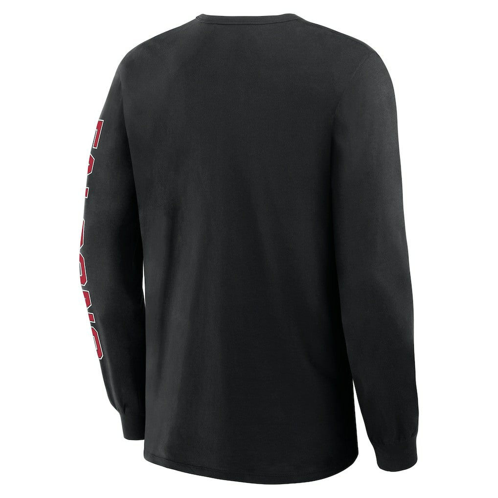 Fanatics Atlanta Falcons Hometown Sweep Legacy Long Sleeve T-Shirt Black