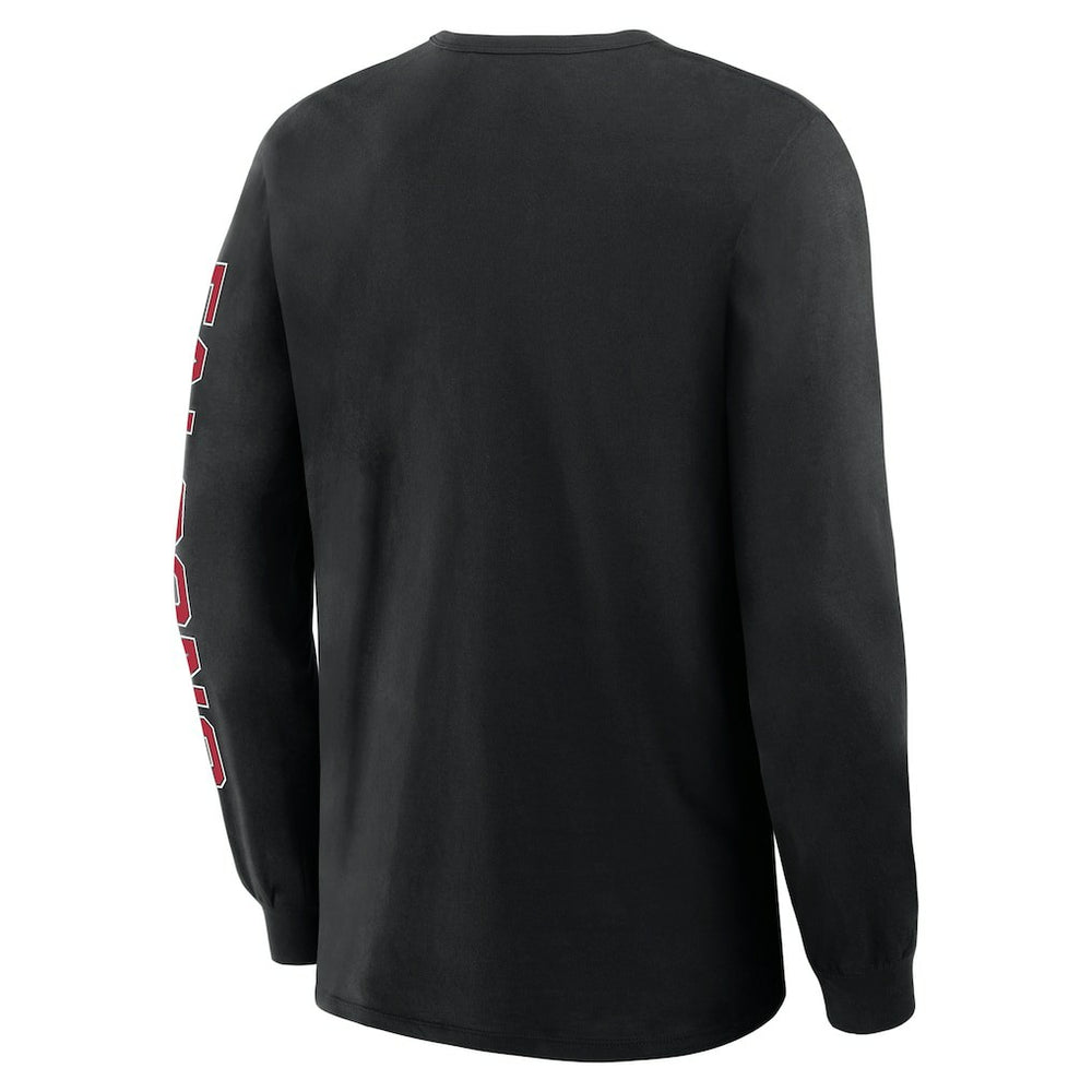 Fanatics Atlanta Falcons Hometown Sweep Legacy Long Sleeve T-Shirt Black