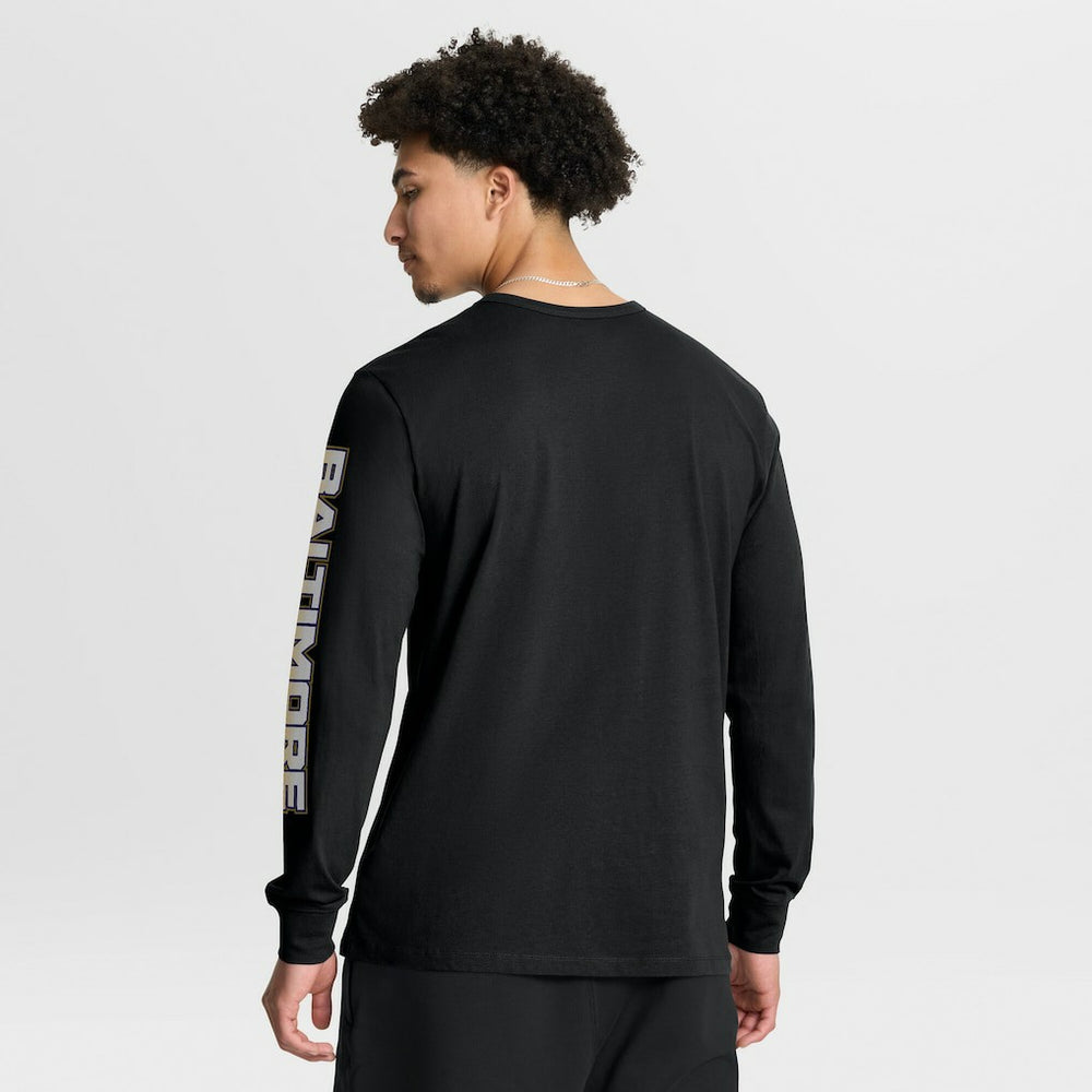 Fanatics Baltimore Ravens Hometown Sweep Legacy Long Sleeve T-Shirt Black