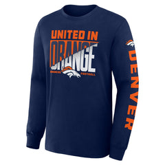 Fanatics Denver Broncos Hometown Sweep Legacy Long Sleeve T-Shirt Navy