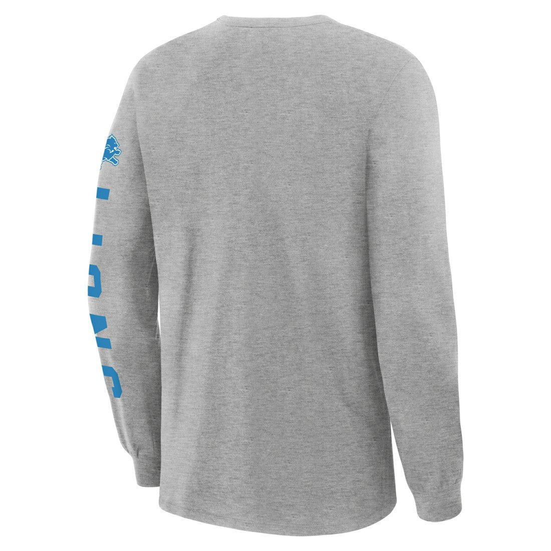 Fanatics Detroit Lions Hometown Sweep Legacy Long Sleeve T-Shirt Heather Gray