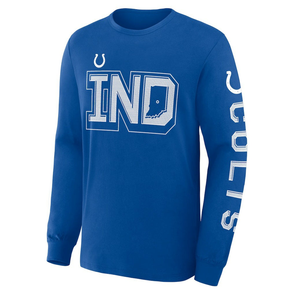 Fanatics Indianapolis Colts Hometown Sweep Legacy Long Sleeve T-Shirt Royal