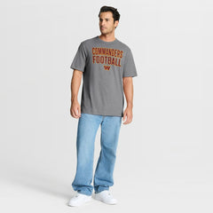 Fanatics Washington Commanders First Down Tribute Tri-Blend T-Shirt Heather Gray