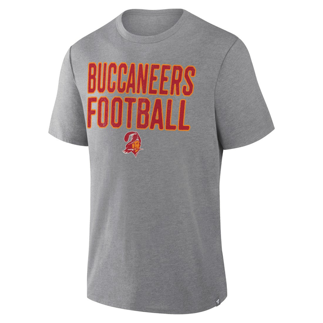 Fanatics Tampa Bay Buccaneers First Down Tribute Tri-Blend T-Shirt Heather Gray