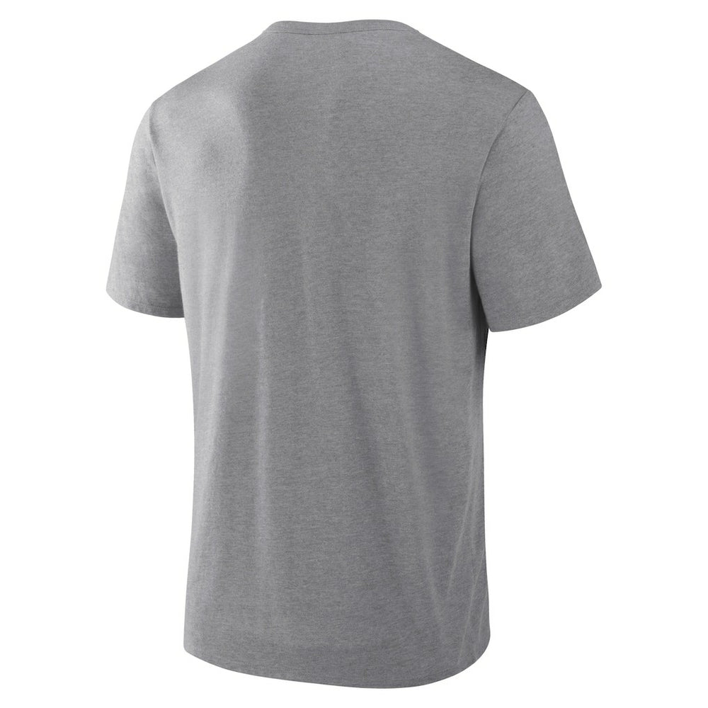 Fanatics Baltimore Ravens First Down Tribute Tri-Blend T-Shirt Heather Gray