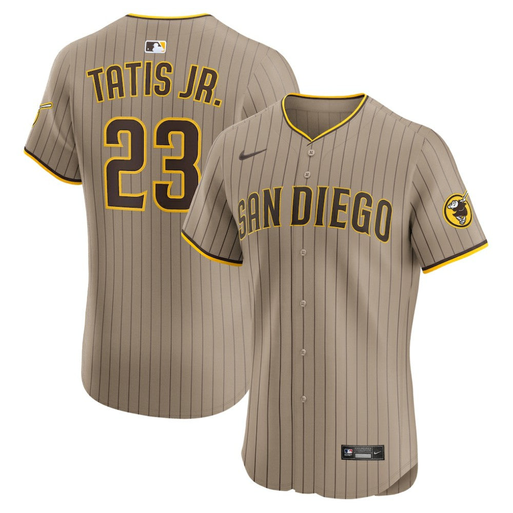 Fernando Tatis Jr. San Diego Padres Nike Alternate Elite Jersey - Sand - Nike on Sale