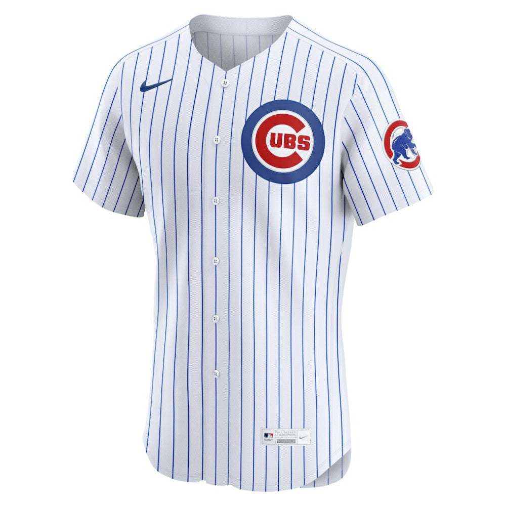 Dansby Swanson Chicago Cubs Nike Home Elite Jersey - White - Nike on Sale