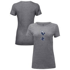 Tottenham Hotspur 1863FC Women's Color Badge Tri-Blend T-Shirt Heather Gray