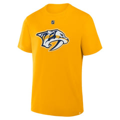 Filip Forsberg Nashville Predators Fanatics Authentic Stack Name & Number T-Shirt - Gold - NHL 202466739