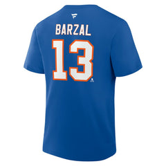 Mathew Barzal New York Islanders Fanatics Authentic Stack Name & Number T-Shirt - Royal - NHL 202466761