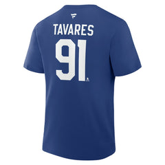 John Tavares Toronto Maple Leafs Fanatics Authentic Stack Name & Number T-Shirt - Blue - NHL 202466800
