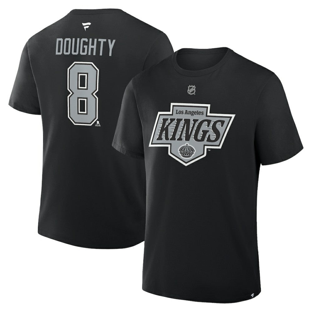 Drew Doughty Los Angeles Kings Fanatics Authentic Stack Name & Number T-Shirt - Black - NHL 202466805