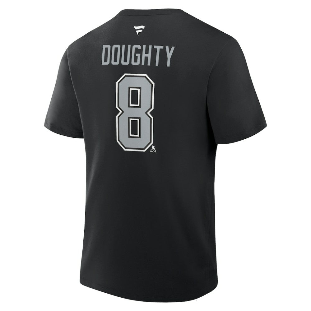 Drew Doughty Los Angeles Kings Fanatics Authentic Stack Name & Number T-Shirt - Black - NHL 202466805