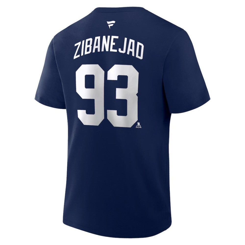 Mika Zibanejad New York Rangers Fanatics Authentic Stack Name & Number T-Shirt - Navy - NHL 202466915