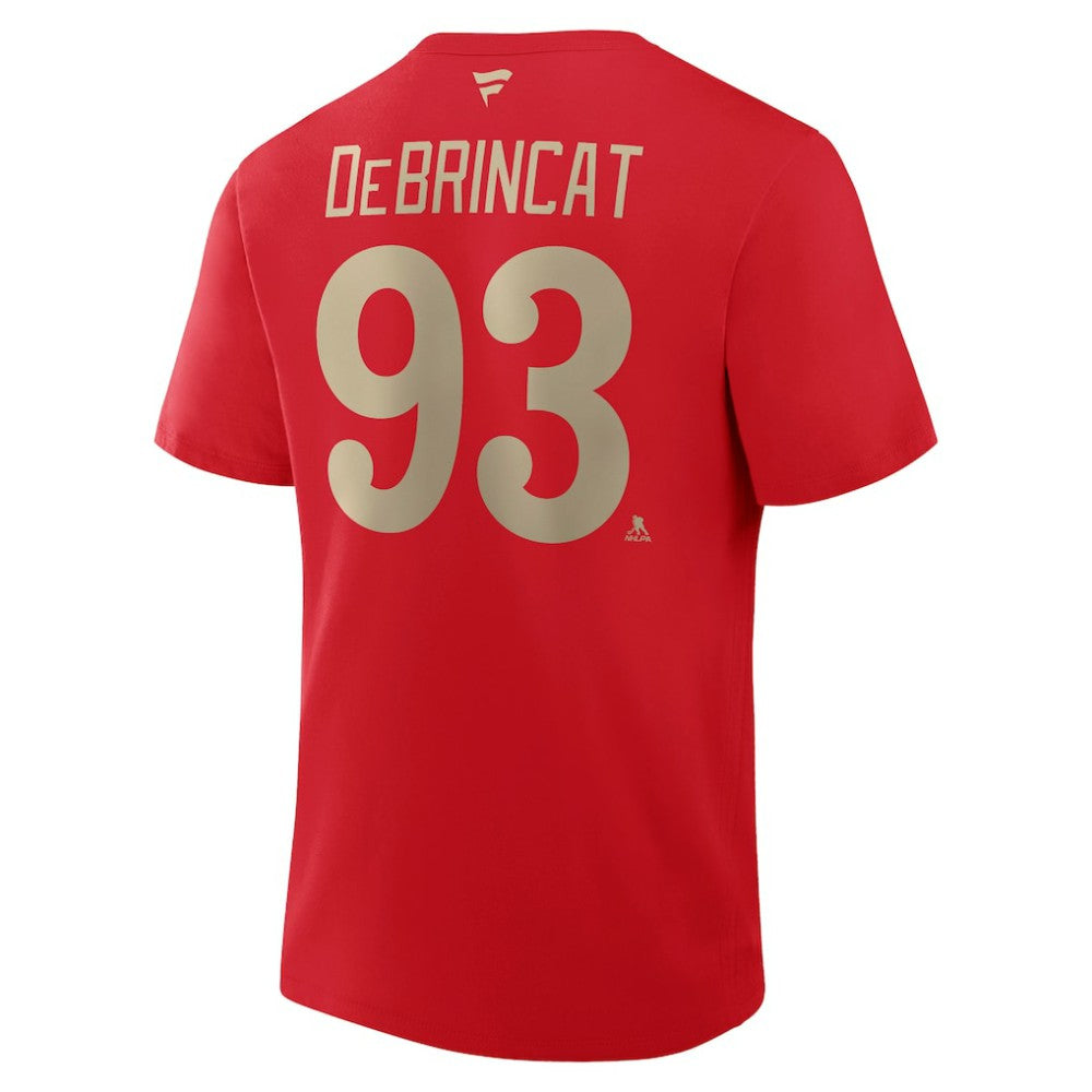 Alex DeBrincat Detroit Red Wings Fanatics Authentic Stack Name & Number T-Shirt - Red - NHL 202466943