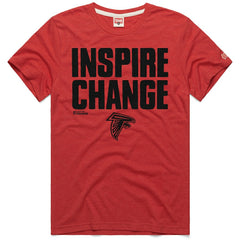 Atlanta Falcons Homage Unisex 2024 Inspire Change Tri-Blend T-Shirt Red