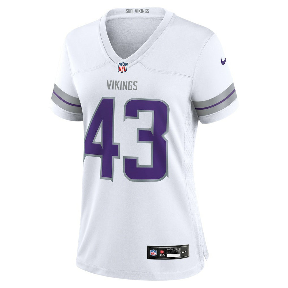 Nike Andrew Van Ginkel Minnesota Vikings Women's Alternate Game Jersey White