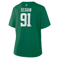 Tyler Seguin Dallas Stars Fanatics Women's Authentic Stack Name & Number T-Shirt - Kelly Green - NHL 202477497