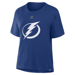 Nikita Kucherov Tampa Bay Lightning Fanatics Women's Authentic Stack Name & Number T-Shirt - Blue - NHL 202477500
