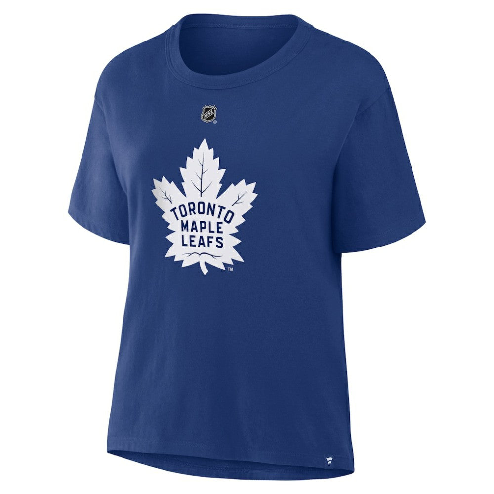 William Nylander Toronto Maple Leafs Fanatics Women's Authentic Stack Name & Number T-Shirt - Blue - NHL 202477544