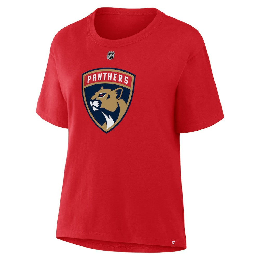 Matthew Tkachuk Florida Panthers Fanatics Women's Authentic Stack Name & Number T-Shirt - Red - NHL 202477606