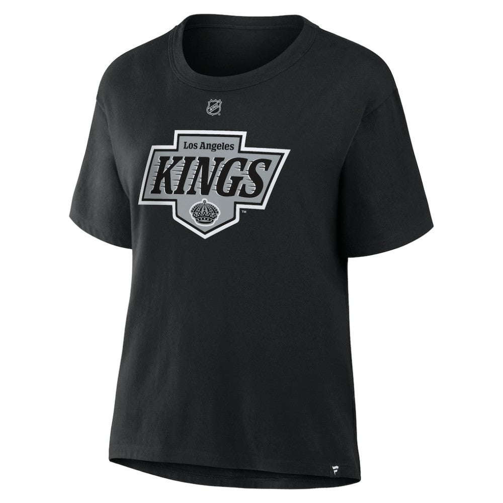 Drew Doughty Los Angeles Kings Fanatics Women's Authentic Stack Name & Number T-Shirt - Black - NHL 202477610