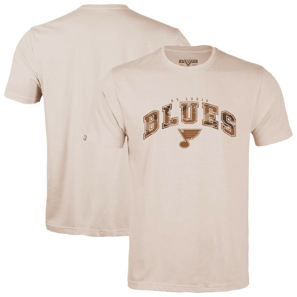 St. Louis Blues Levelwear Desert Camo Richmond Decoy T-Shirt - Khaki - NHL 202478622