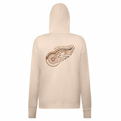 Detroit Red Wings Levelwear Women's Desert Camo Adorn Battalion Pullover Hoodie - Khaki - NHL 202478696