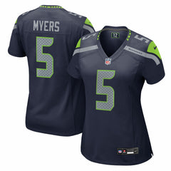 Nike Jason Myers Seattle Seahawks Women's Team Game Jersey College Navy